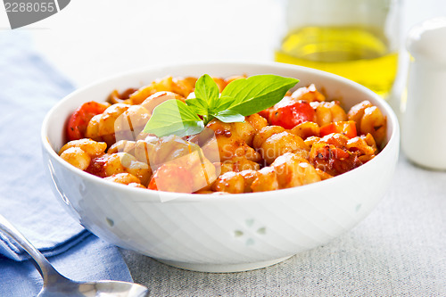 Image of Gnocchi with tomato sauce