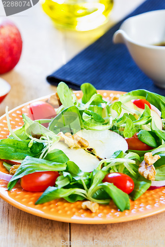 Image of Mâche with Apple and Walnut salad