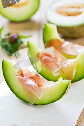 Image of Melon with Prosciutto