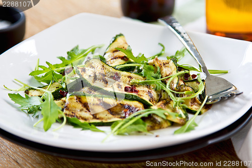 Image of Grilled courgette salad