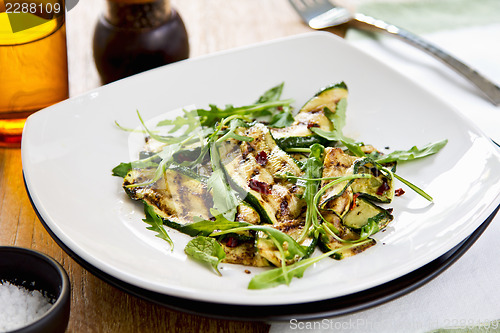 Image of Grilled courgette salad
