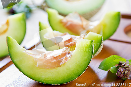 Image of Melon with Prosciutto