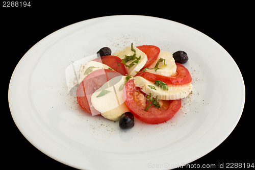 Image of Fresh caprese salad