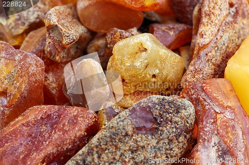 Image of heap of amber