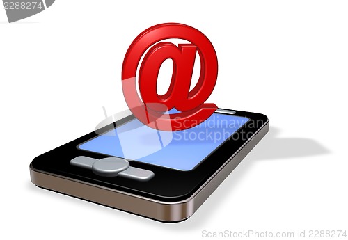 Image of smartphone email