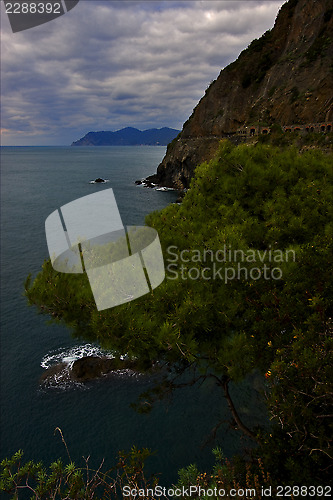 Image of  water   and coastline in via dell amore italy