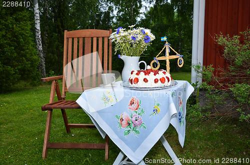 Image of Small midsummer table