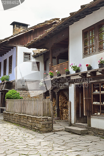 Image of View of the street in the architectural complex Etara, Bulgaria