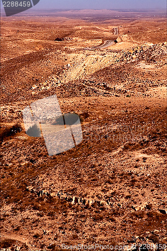 Image of desert street  in matmata 