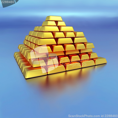 Image of Gold bricks