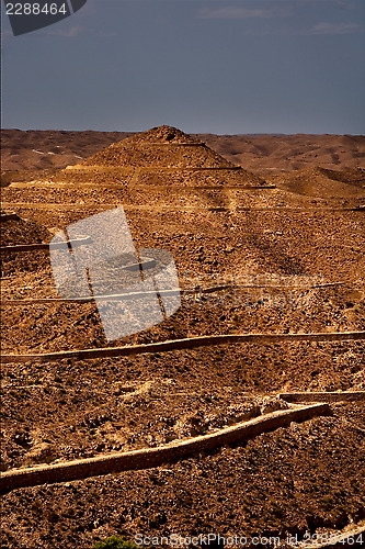 Image of  hill in matmata tunisia