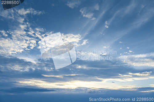 Image of blue sky