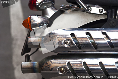 Image of Exhaust of a bike