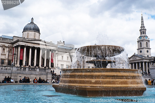 Image of Trafalgar Square in London