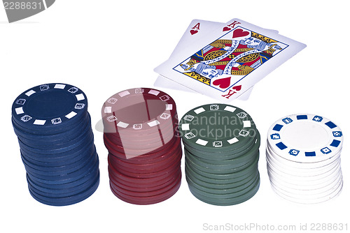 Image of texas holdem cards and chips