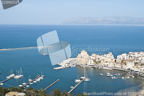 Image of The town of Castellammare del Golfo