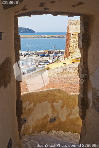 Image of view of the harbor at Castellammare del Golfo 