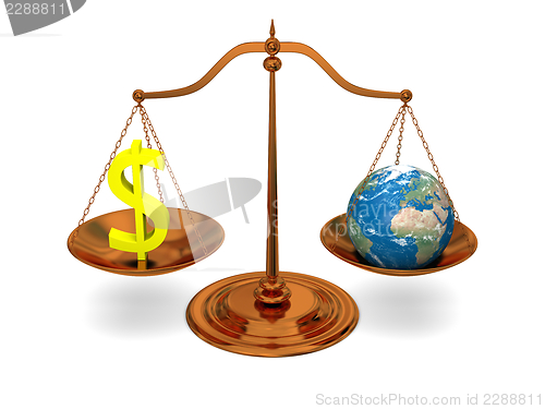 Image of Justice and money