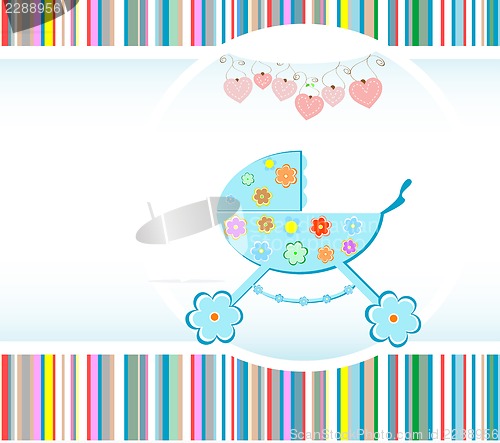 Image of Baby boy arrival announcement card