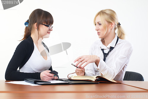 Image of Business communication in office