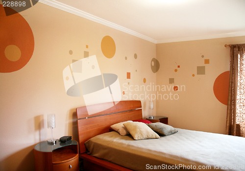 Image of Design in modern bedroom