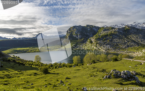 Image of lake Ercina, Asturias