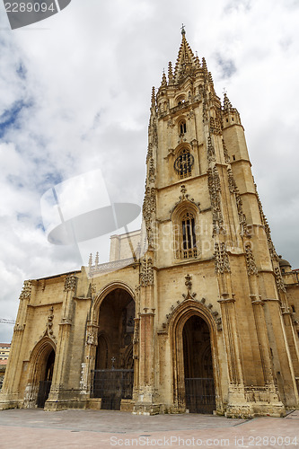 Image of Oviedo's cathedral, Asturias - Spain 