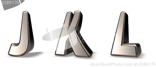 Image of metal letters