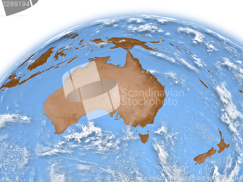 Image of Australia on Earth