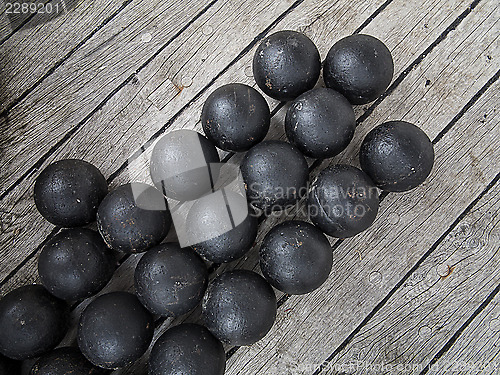 Image of Old cannon balls