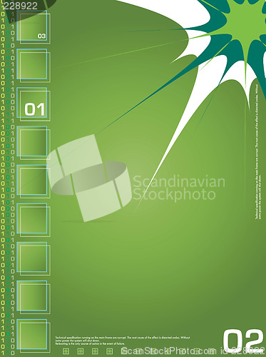 Image of technical data green