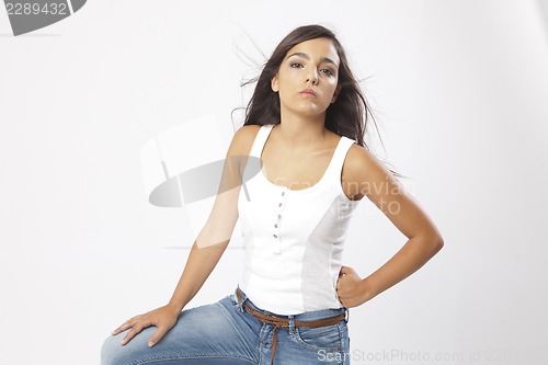Image of real beautiful young girl