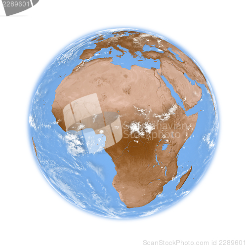 Image of Africa on Earth