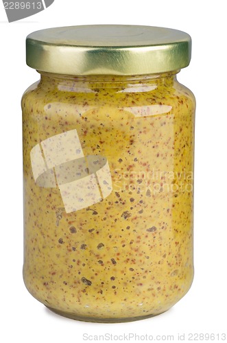 Image of Mustard in a glass jar