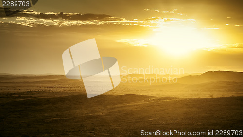 Image of sunset in Australia