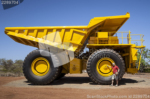 Image of big yellow transporter