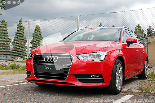 Image of Red Audi A3