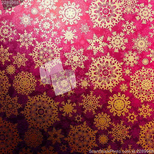 Image of Christmas pattern snowflake background. EPS 10
