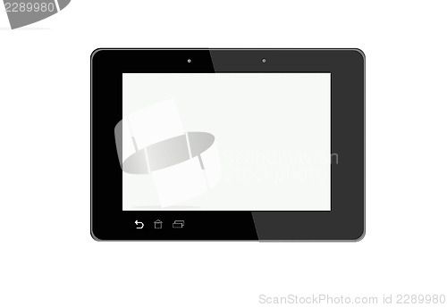 Image of illustration of black tablet