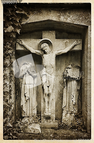 Image of Vintage religious postcard