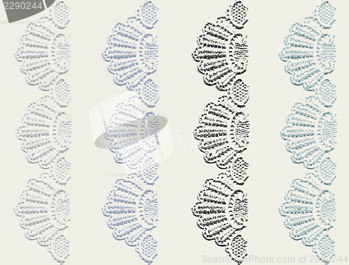 Image of Lace. Greeting card with lace.Illustration lace.