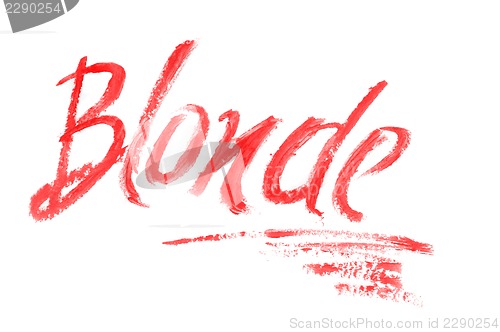Image of blonde