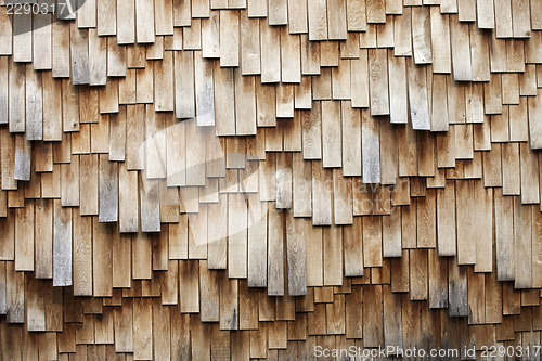 Image of Wooden shingles texture