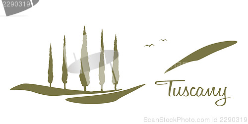Image of Tuscany graphic
