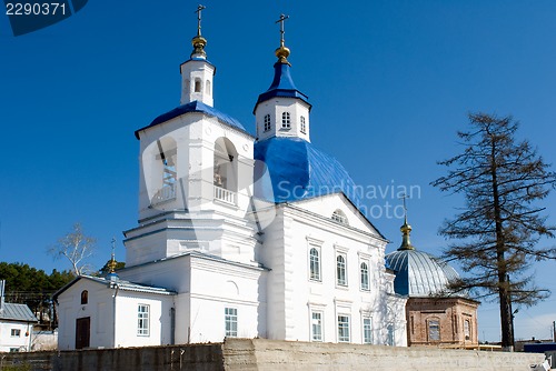 Image of John Predtechi's church. Tobolsk district. Russia