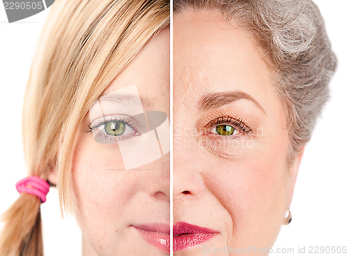 Image of Beautiful Ageing face eyes