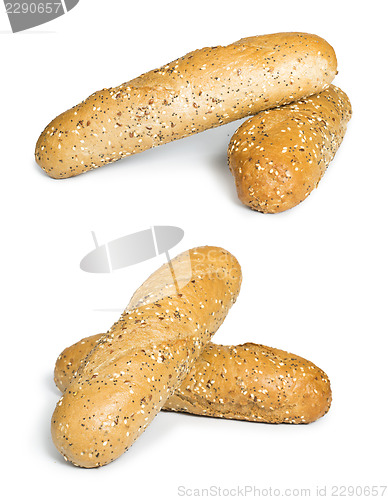 Image of White isolated Bread
