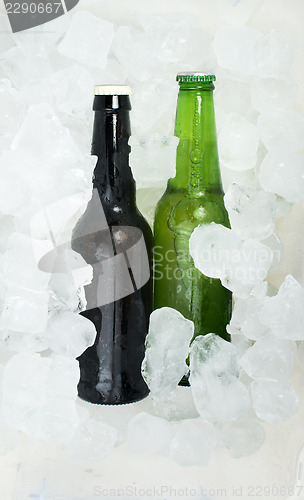 Image of Green Bottle of beer