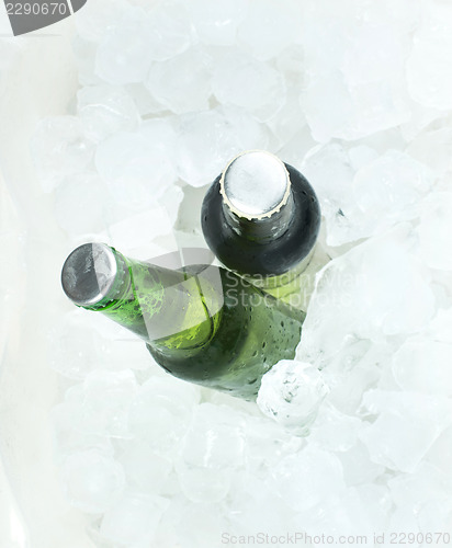 Image of Green Bottle of beer