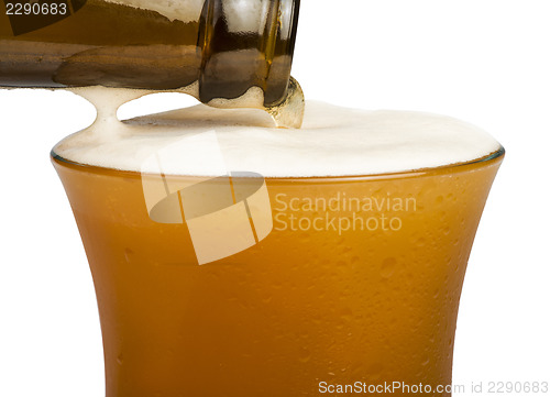 Image of Bottle of beer and beer mug